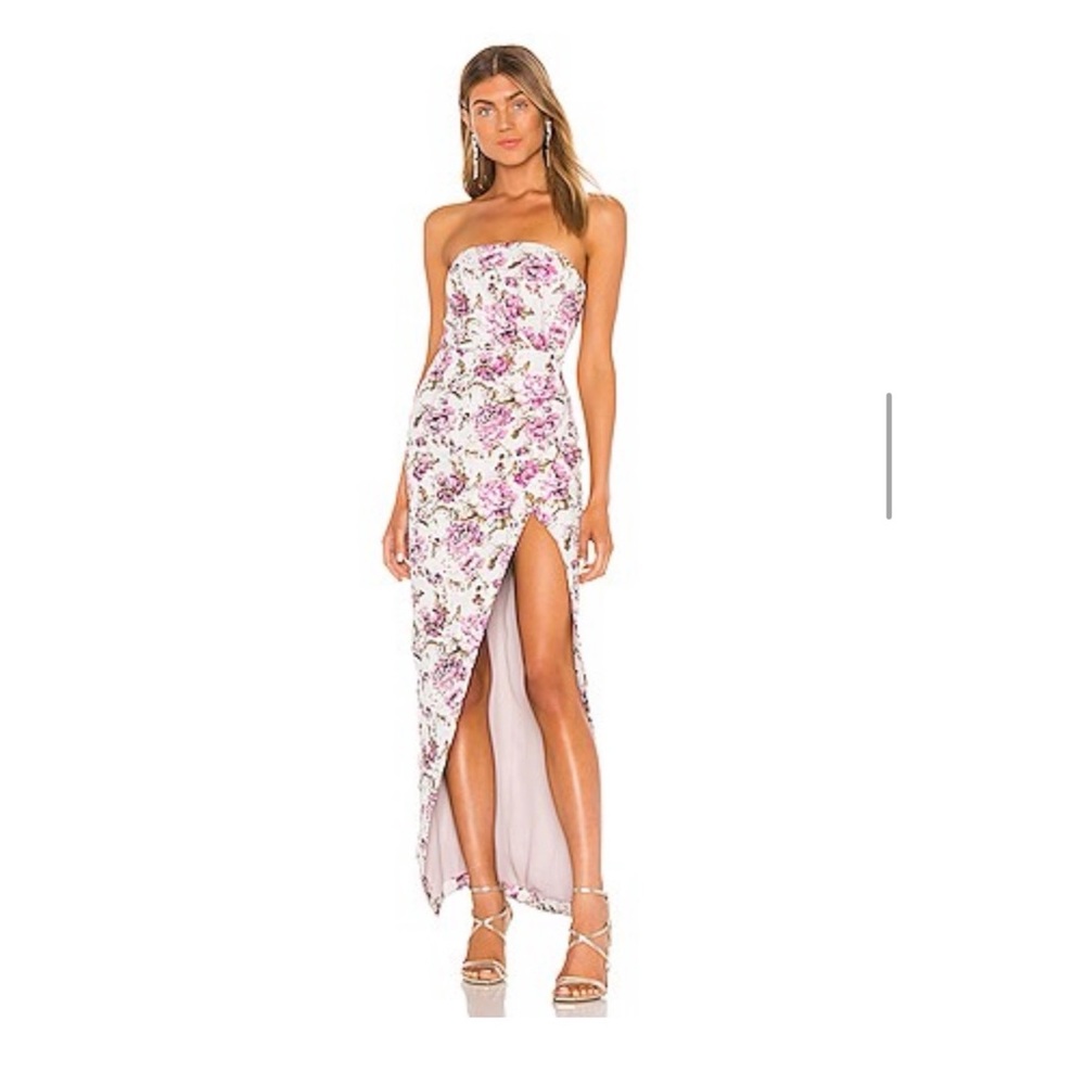 x REVOLVE Violet Gown in Pink Floral